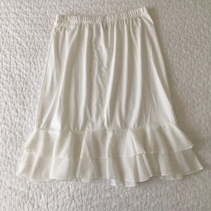 ❤ Lucky Love Skirt Extender ~Chiffon Trim ~Modest